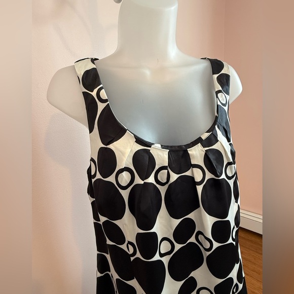 I.C.E. Black & White Polka Dot Sleeveless Y2K Dress Size 12 - Picture 11 of 13